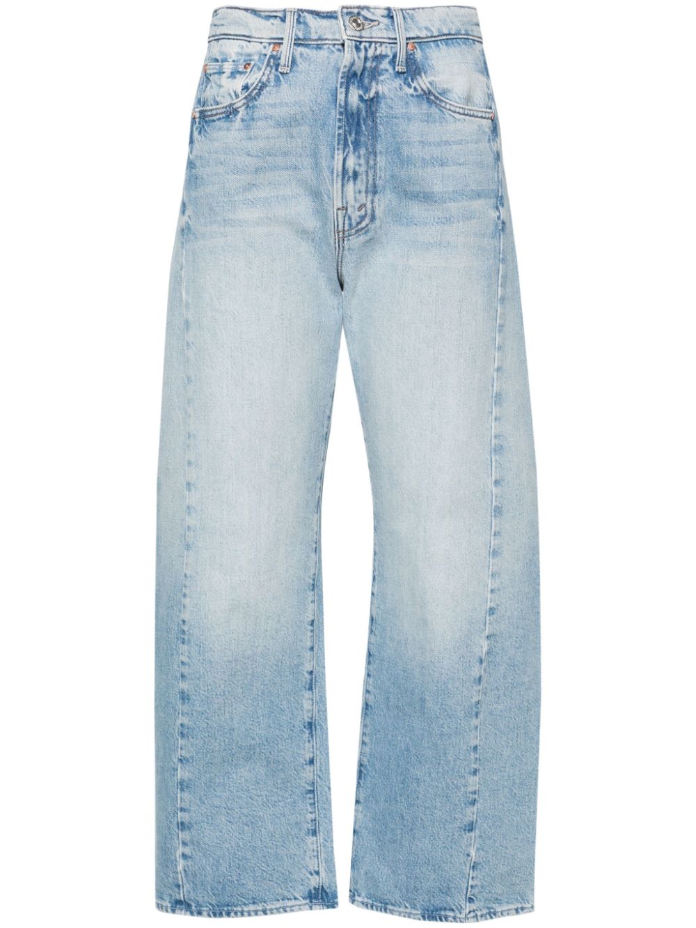 MOTHER Half Pipe high-rise wide-leg jeans - Blue von MOTHER