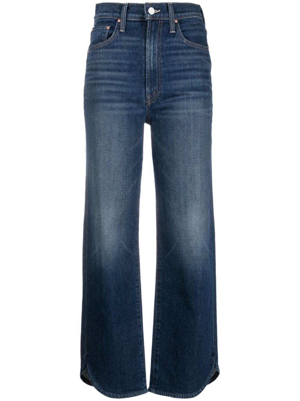 MOTHER Rambler high-rise straight-leg jeans - Blue von MOTHER