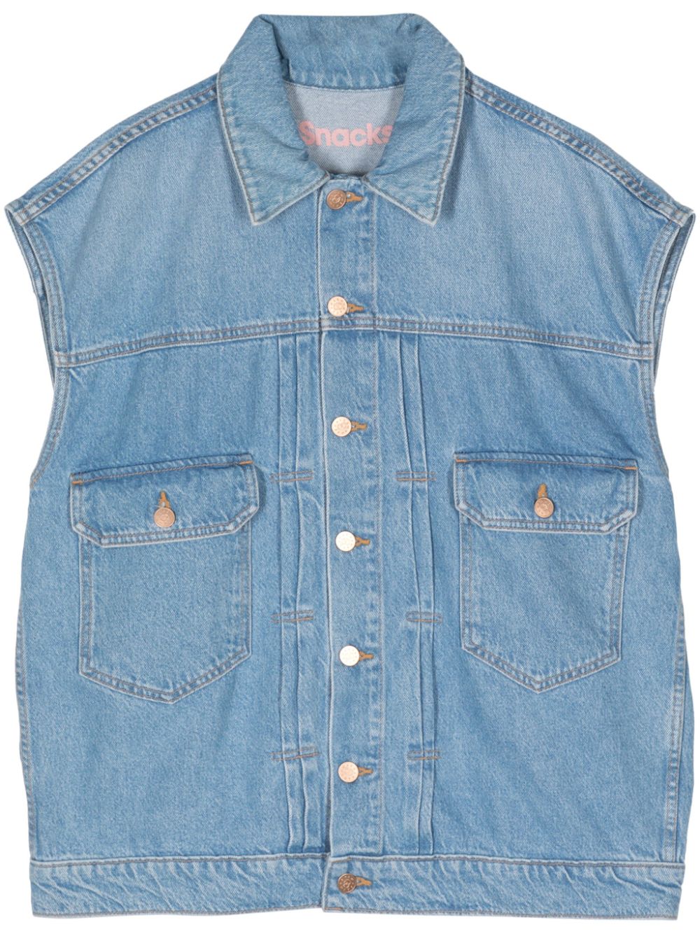 MOTHER The Big Bite denim vest - Blue von MOTHER