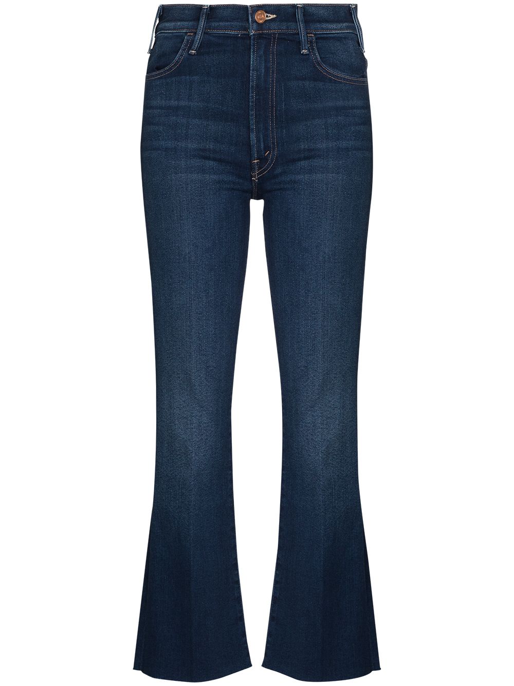 MOTHER The Hustler cropped jeans - Blue von MOTHER