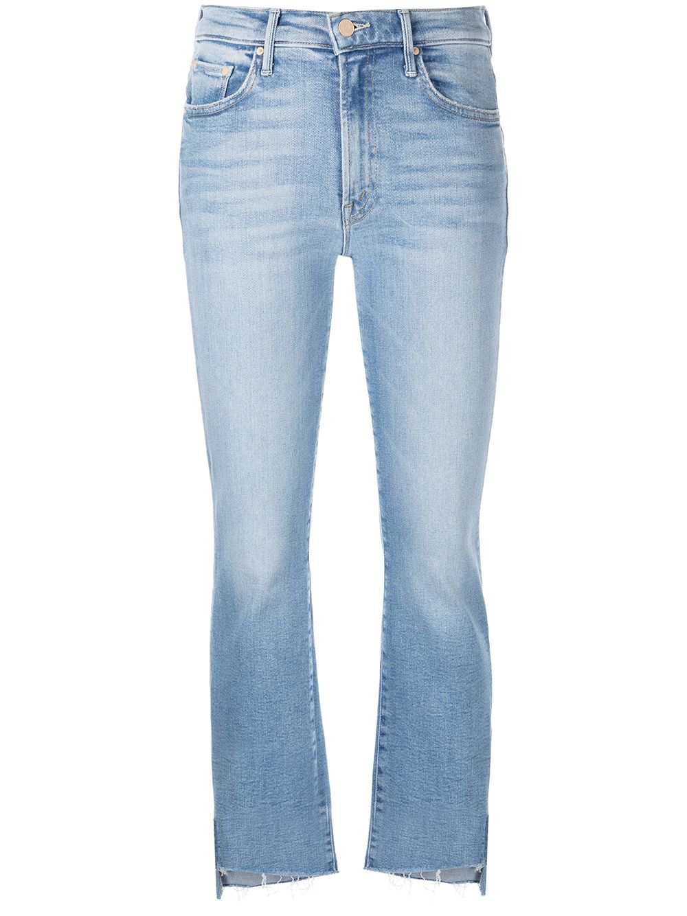 MOTHER The Insider cropped jeans - Blue von MOTHER