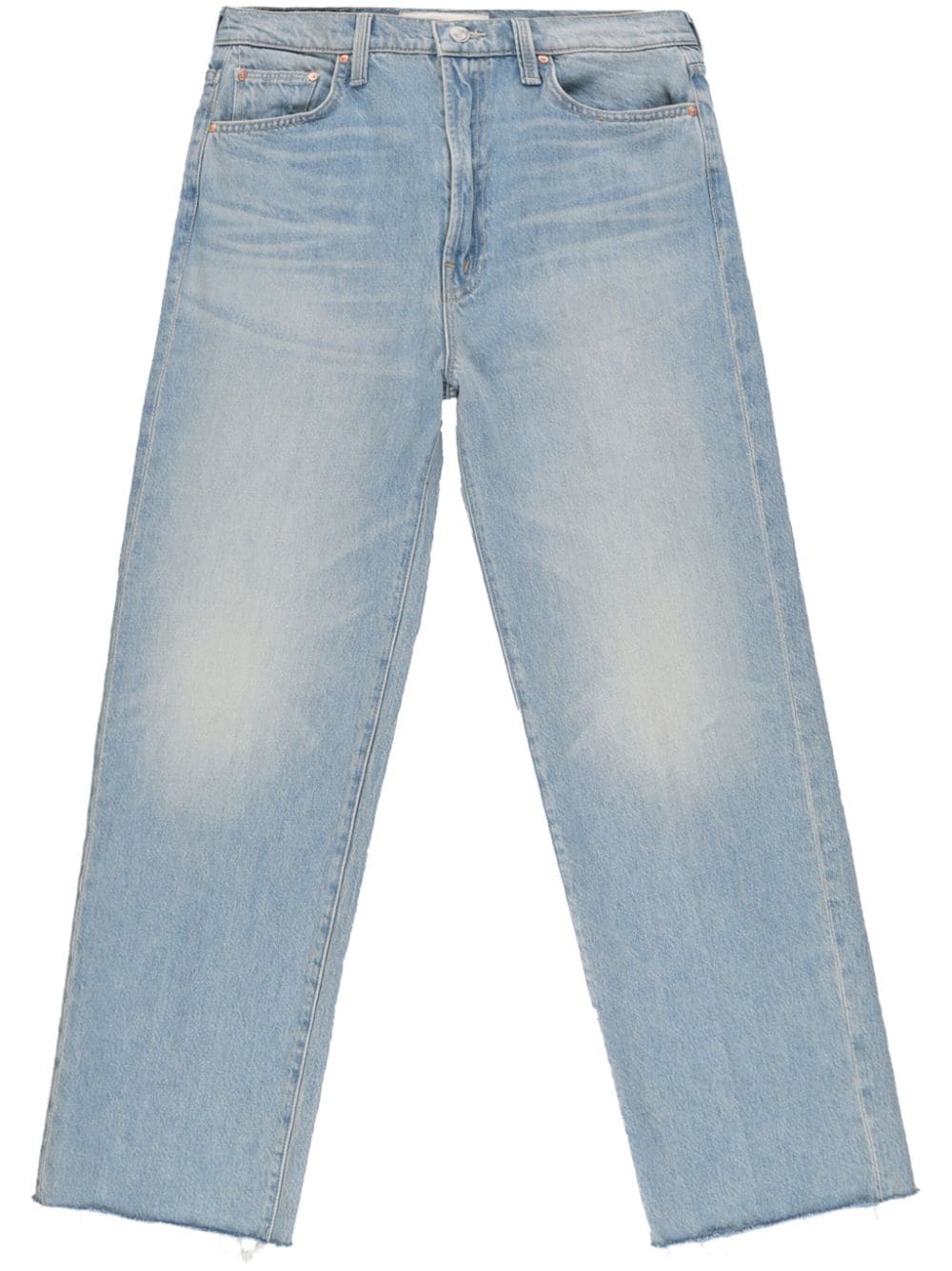 MOTHER The Rambler high-rise straight-leg jeans - Blue von MOTHER