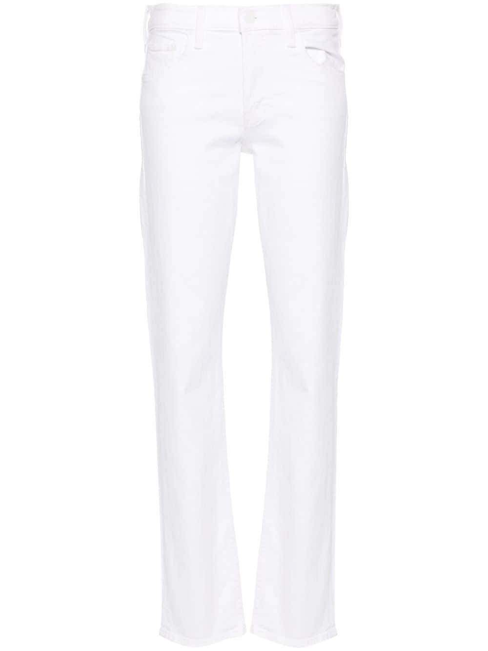 MOTHER The Smarty straight jeans - White von MOTHER