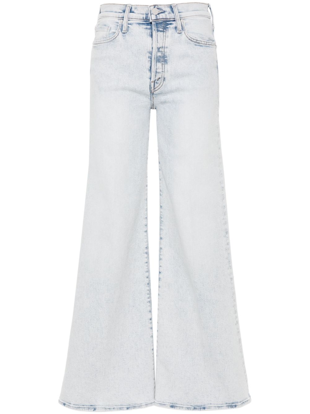 MOTHER The Tomcat Roller high-rise wide-leg jeans - Blue von MOTHER