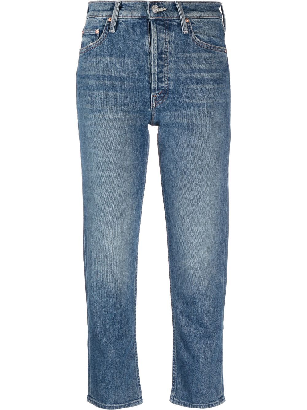 MOTHER The Tomcat cropped jeans - Blue von MOTHER