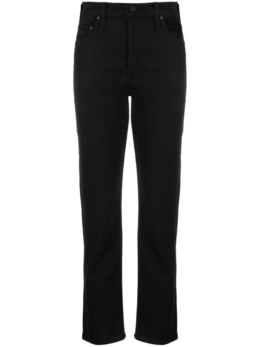 MOTHER Tomcat cropped-leg jeans - Black von MOTHER