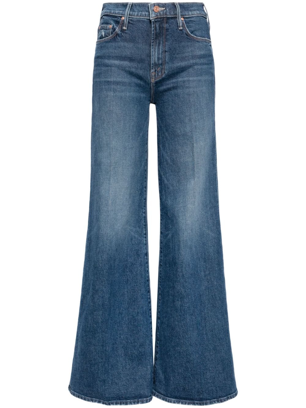 MOTHER Twister Sneak high-rise flared jeans - Blue von MOTHER