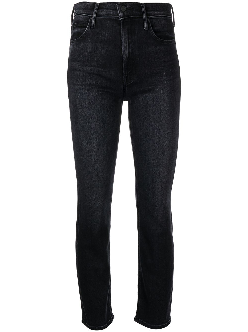 MOTHER cropped denim jeans - Black von MOTHER