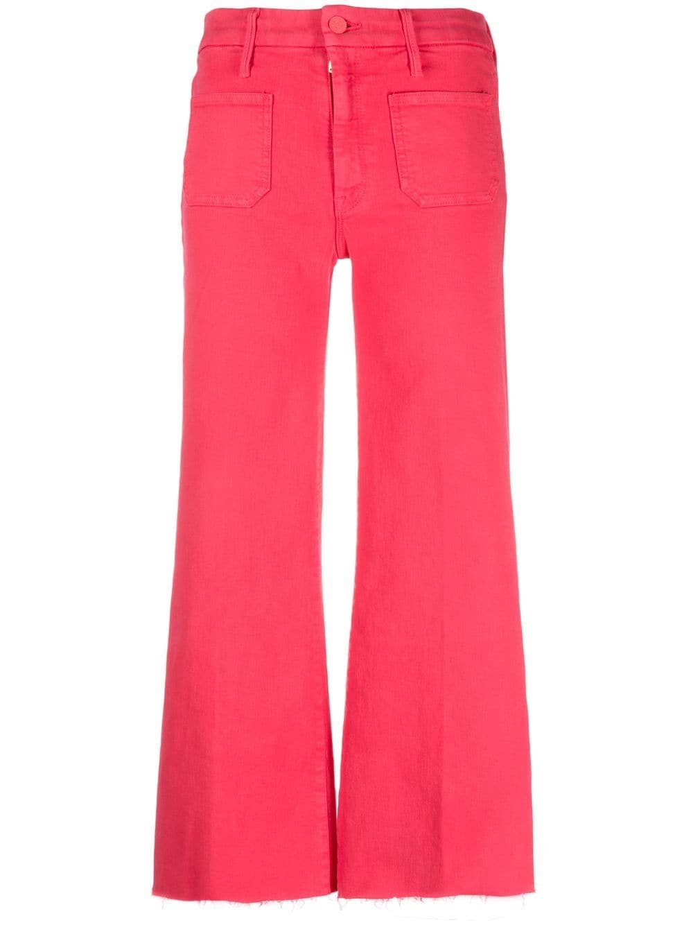 MOTHER cropped flared jeans - Pink von MOTHER