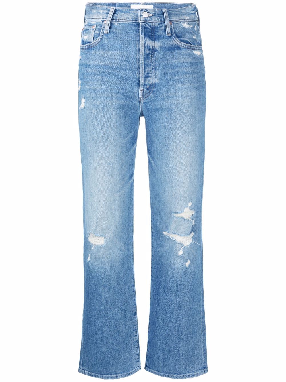 MOTHER distressed kick-flare jeans - Blue von MOTHER