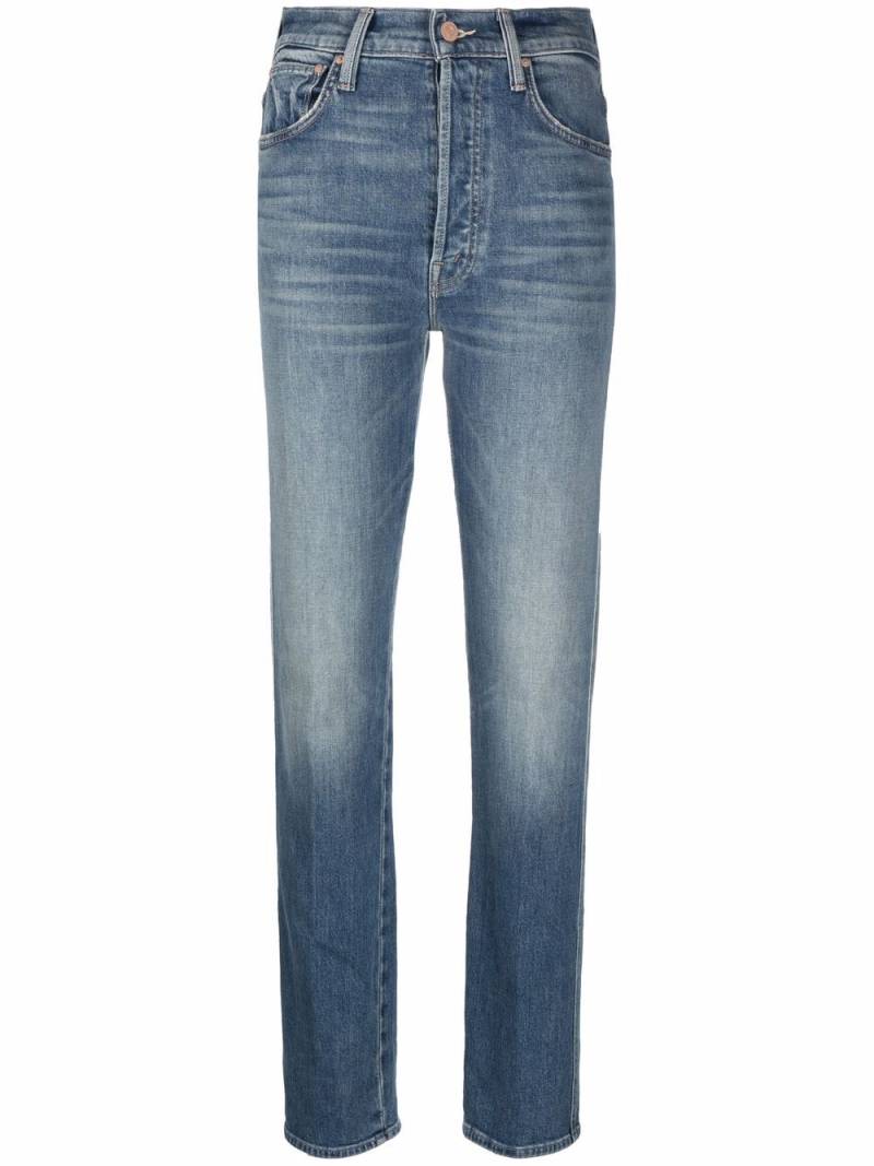 MOTHER faded straight-leg jeans - Blue von MOTHER