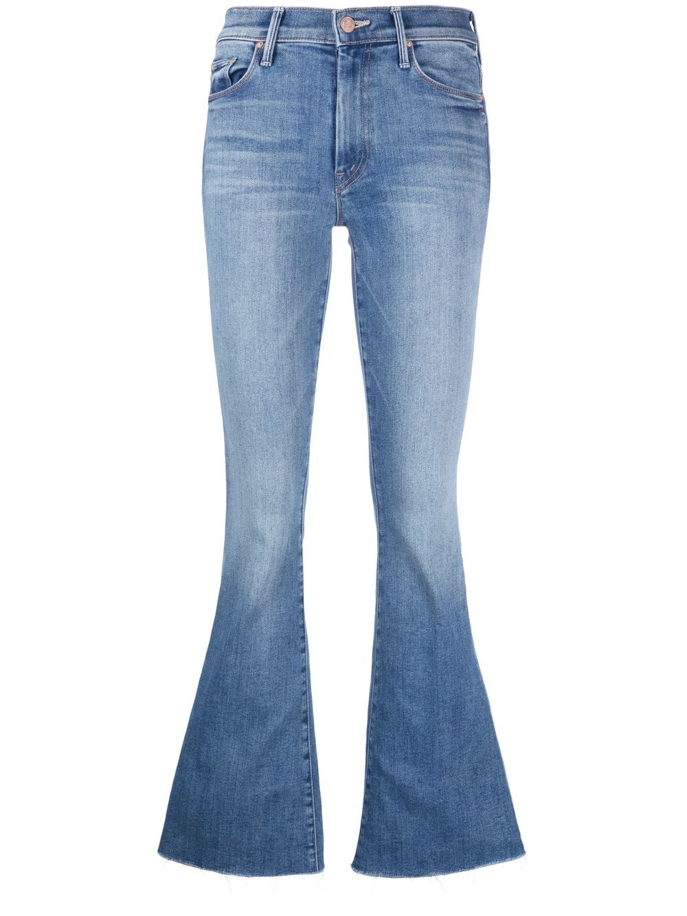 MOTHER flared cropped jeans - Blue von MOTHER