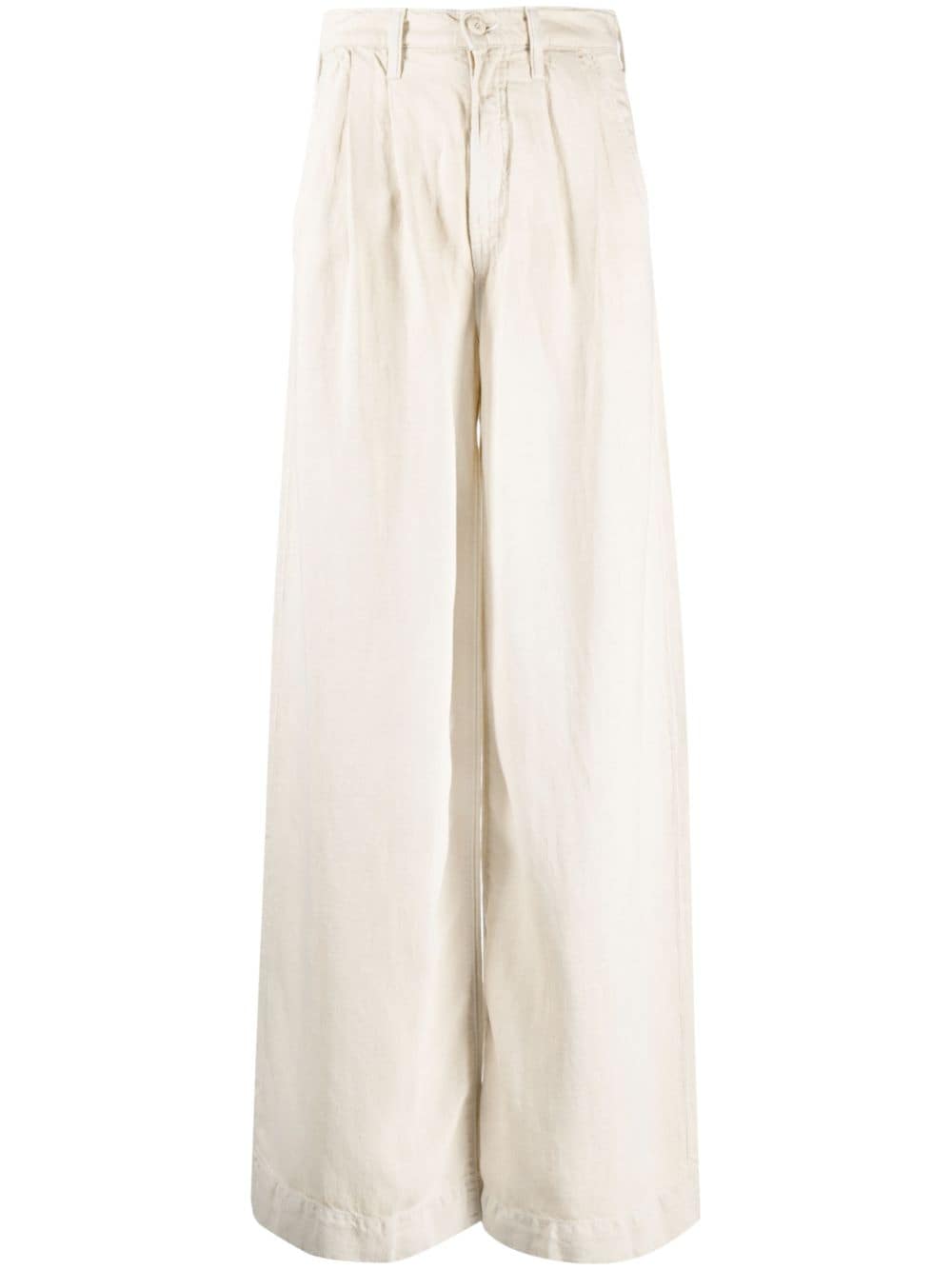 MOTHER high-rise wide-leg jeans - Neutrals von MOTHER