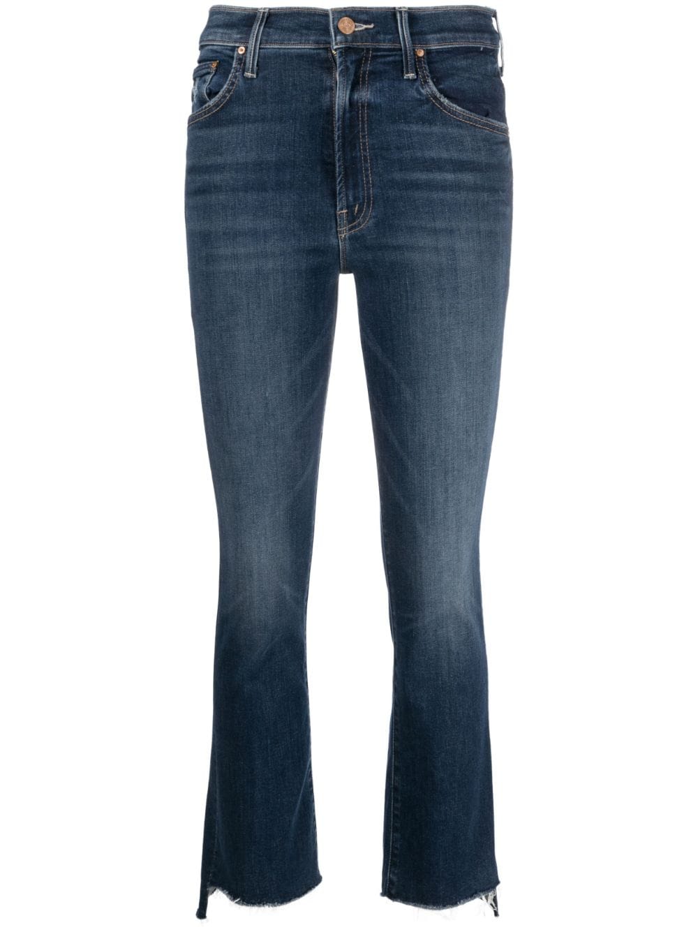 MOTHER mid-rise cropped jeans - Blue von MOTHER