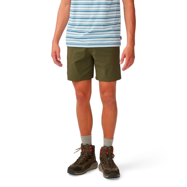 Mountain Hardwear M Basin Trek Short Shorts olive von MOUNTAIN HARDWEAR