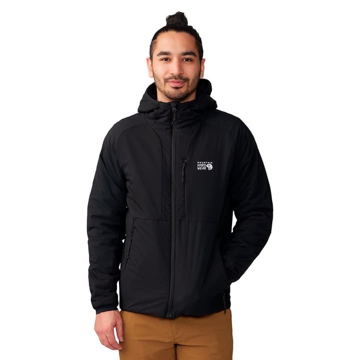 Mountain Hardwear M Kor Stasis™ Hoody Isolationsjacke schwarz von MOUNTAIN HARDWEAR