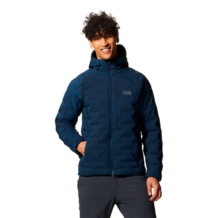 Mountain Hardwear M Stretchdown Hoody Isolationsjacke blau von MOUNTAIN HARDWEAR