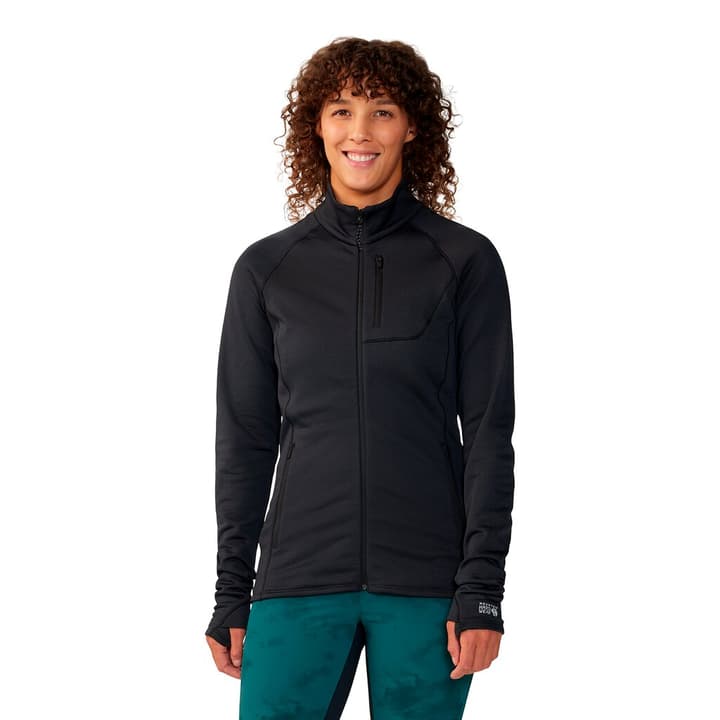 Mountain Hardwear W Glacial Trail™ Full Zip Fleecejacke schwarz von MOUNTAIN HARDWEAR