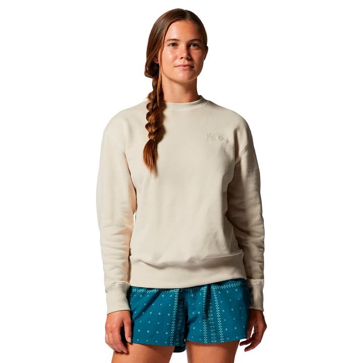 Mountain Hardwear W MHW Logo Pullover Crew Pullover beige von MOUNTAIN HARDWEAR