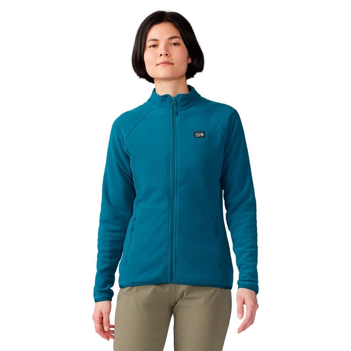 Mountain Hardwear W Microchill™ Full Zip Jacket Fleecejacke petrol von MOUNTAIN HARDWEAR