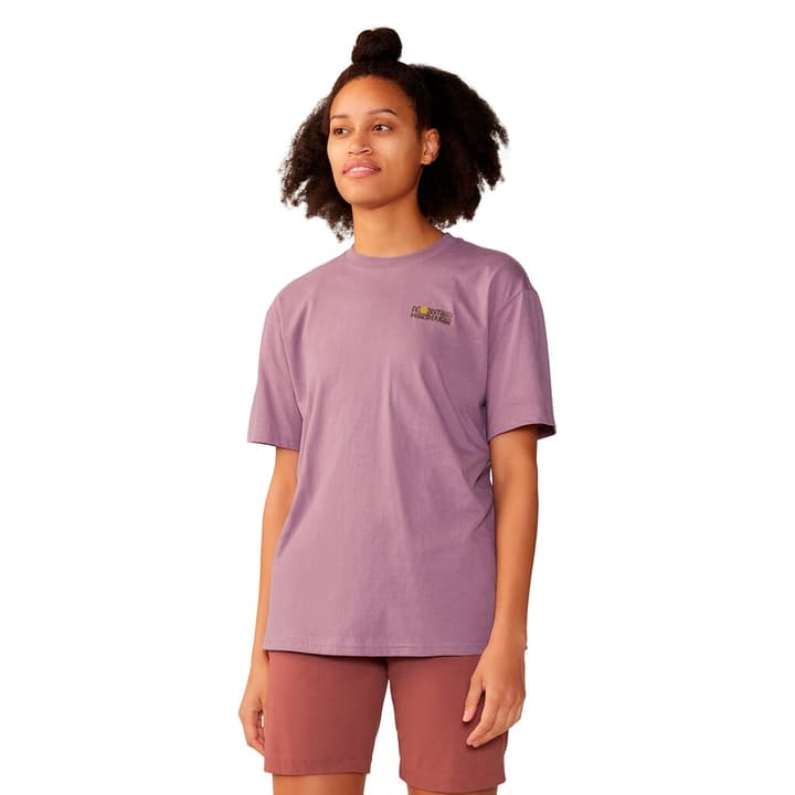 Mountain Hardwear W Tie Dye Earth™ Boxy Short Sleeve T-Shirt lila von MOUNTAIN HARDWEAR