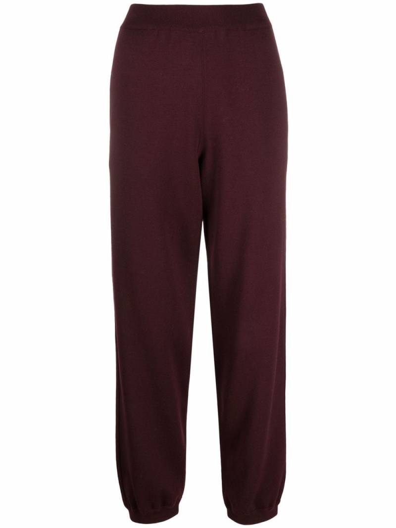 MRZ knitted straight-leg track pants - Red von MRZ