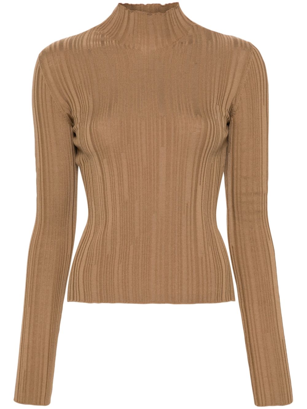 MRZ ribbed-knit jumper - Brown von MRZ