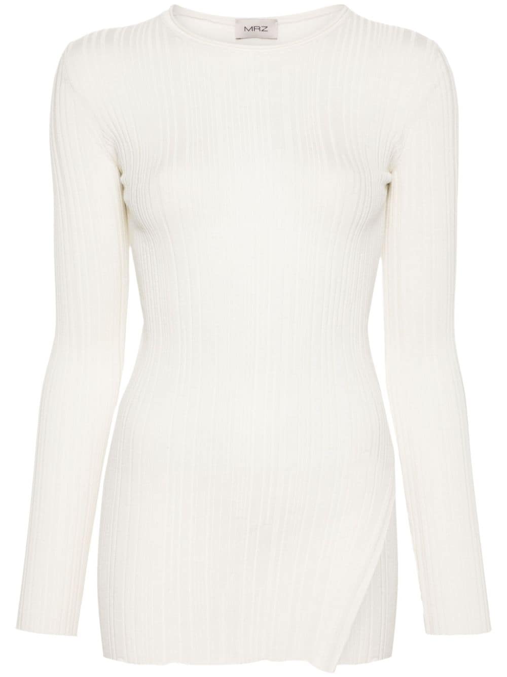 MRZ ribbed-knit jumper - White von MRZ