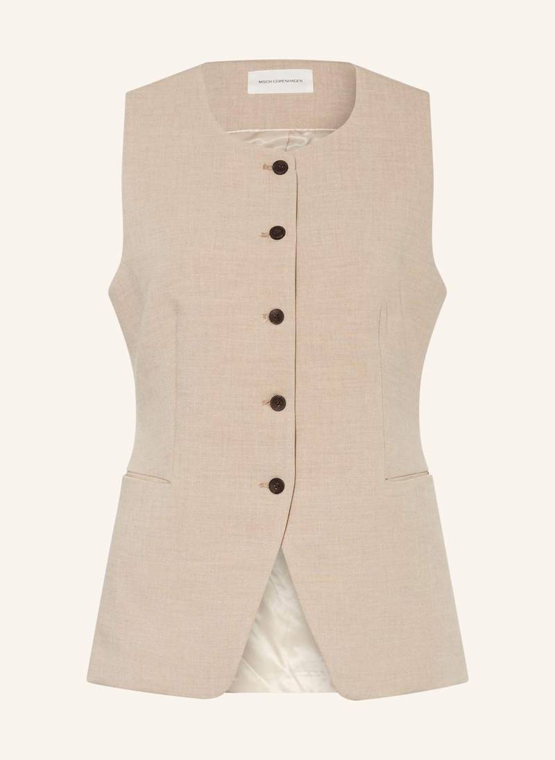 Msch Copenhagen Blazerweste Mschmirabelle Michelle beige von MSCH COPENHAGEN
