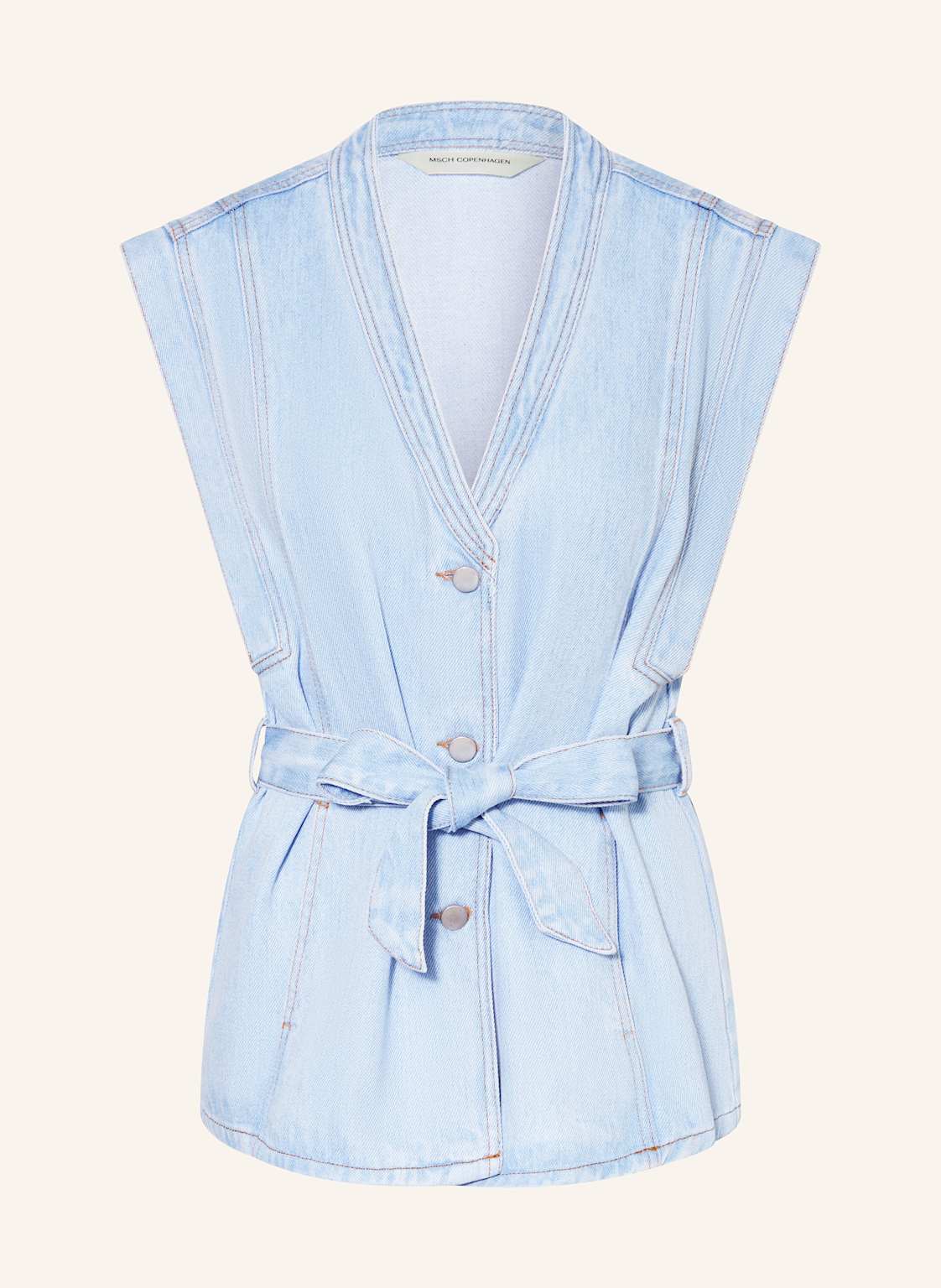 Msch Copenhagen Jeans-Weste Mschjosephine Rue blau von MSCH COPENHAGEN