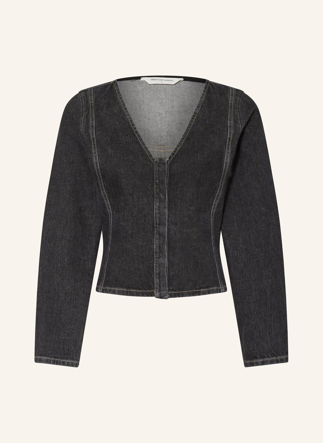 Msch Copenhagen Jeansbluse Mschreja Ena schwarz Msch Copenhagen Jeansbluse Mschreja Ena schwarz von MSCH COPENHAGEN