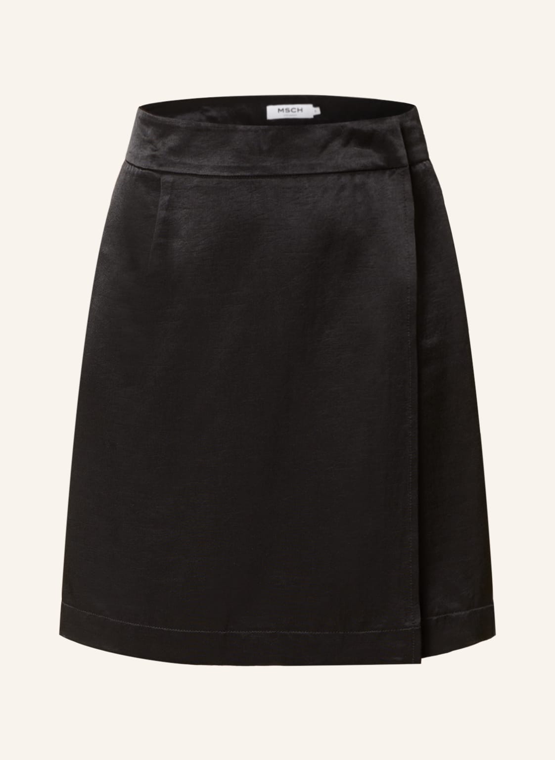 Msch Copenhagen Wickelrock Mschmalvina Ulla Aus Satin schwarz Msch Copenhagen Wickelrock Mschmalvina Ulla Aus Satin schwarz von MSCH COPENHAGEN