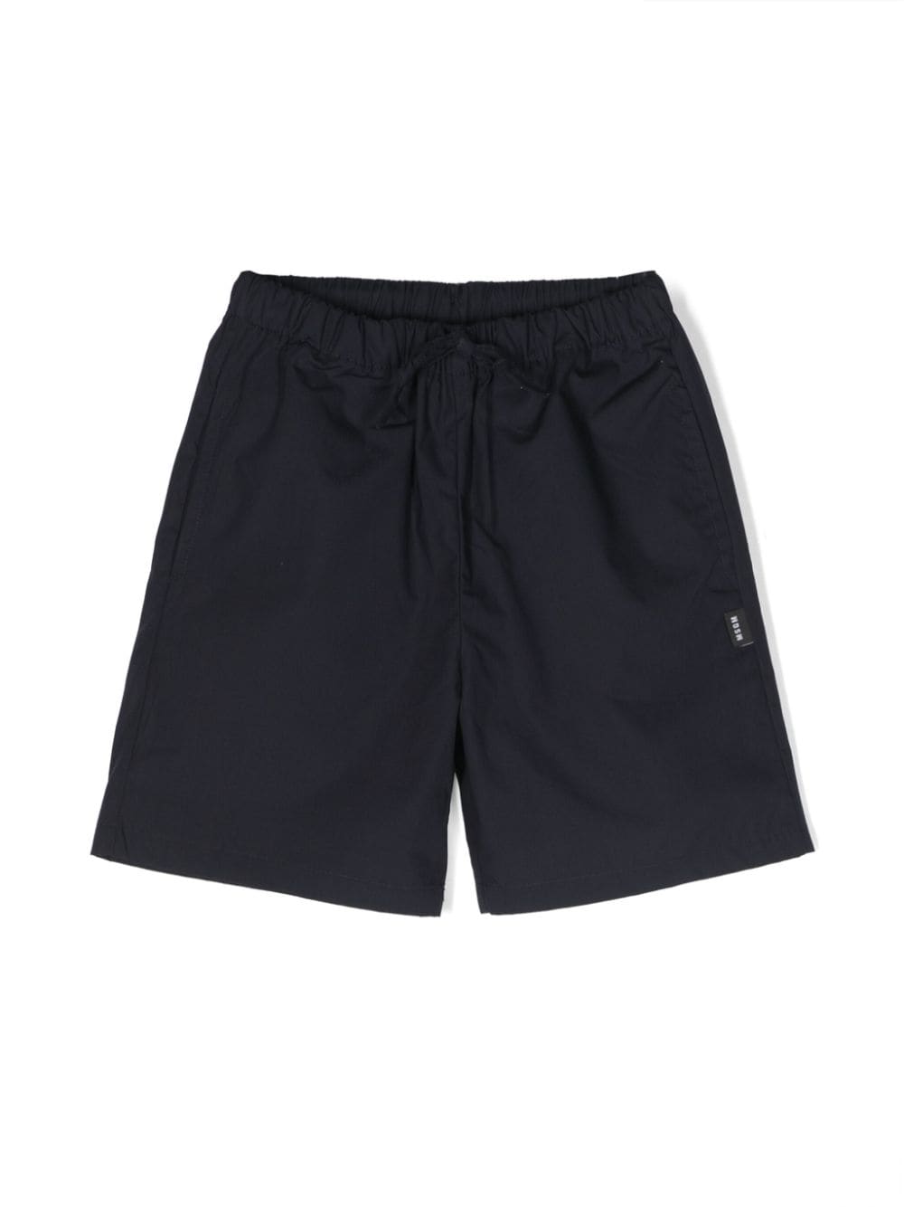 MSGM Kids Parachute cotton bermuda shorts - Blue von MSGM Kids