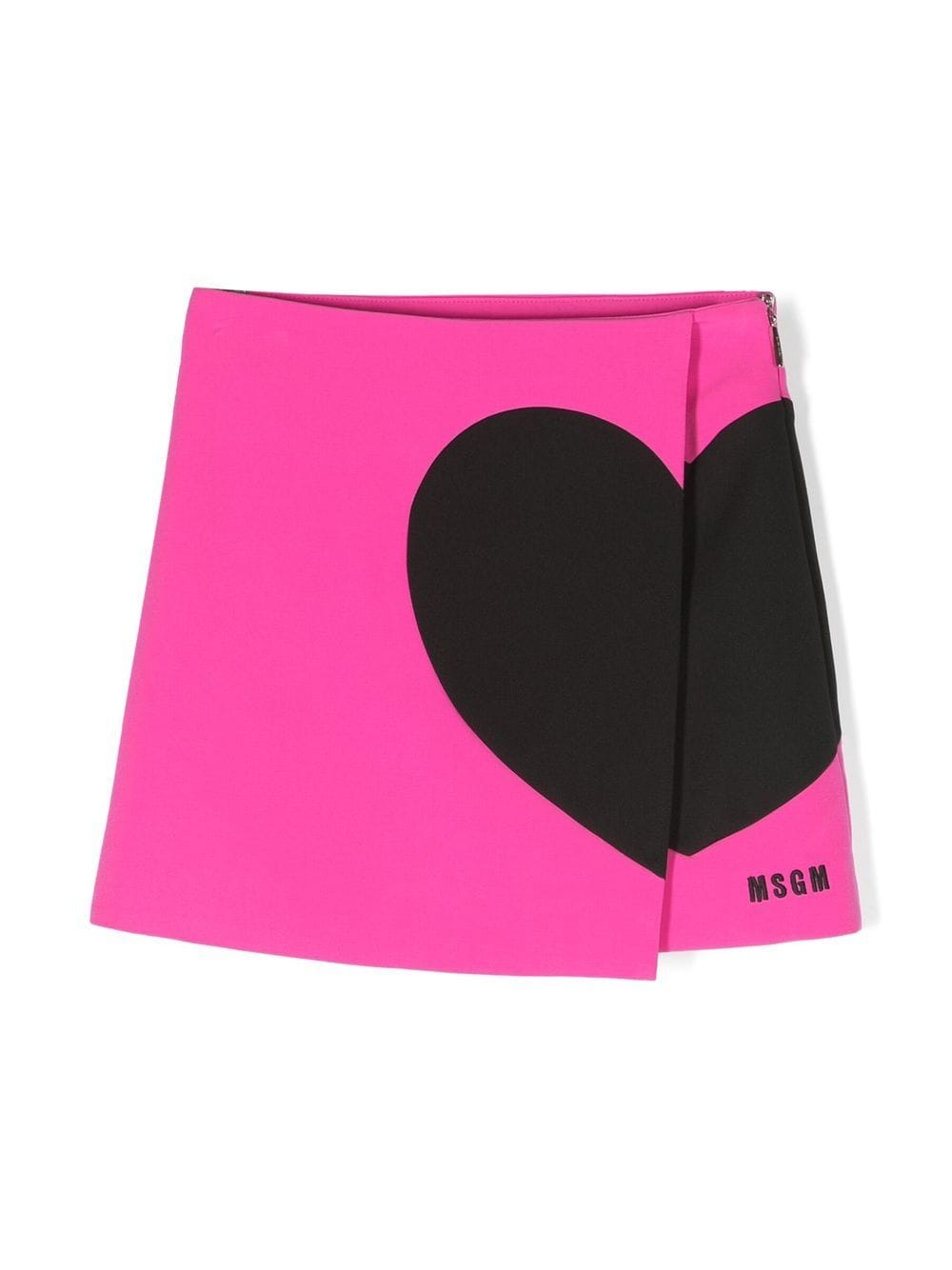 MSGM Kids heart-print mini skirt - Pink von MSGM Kids