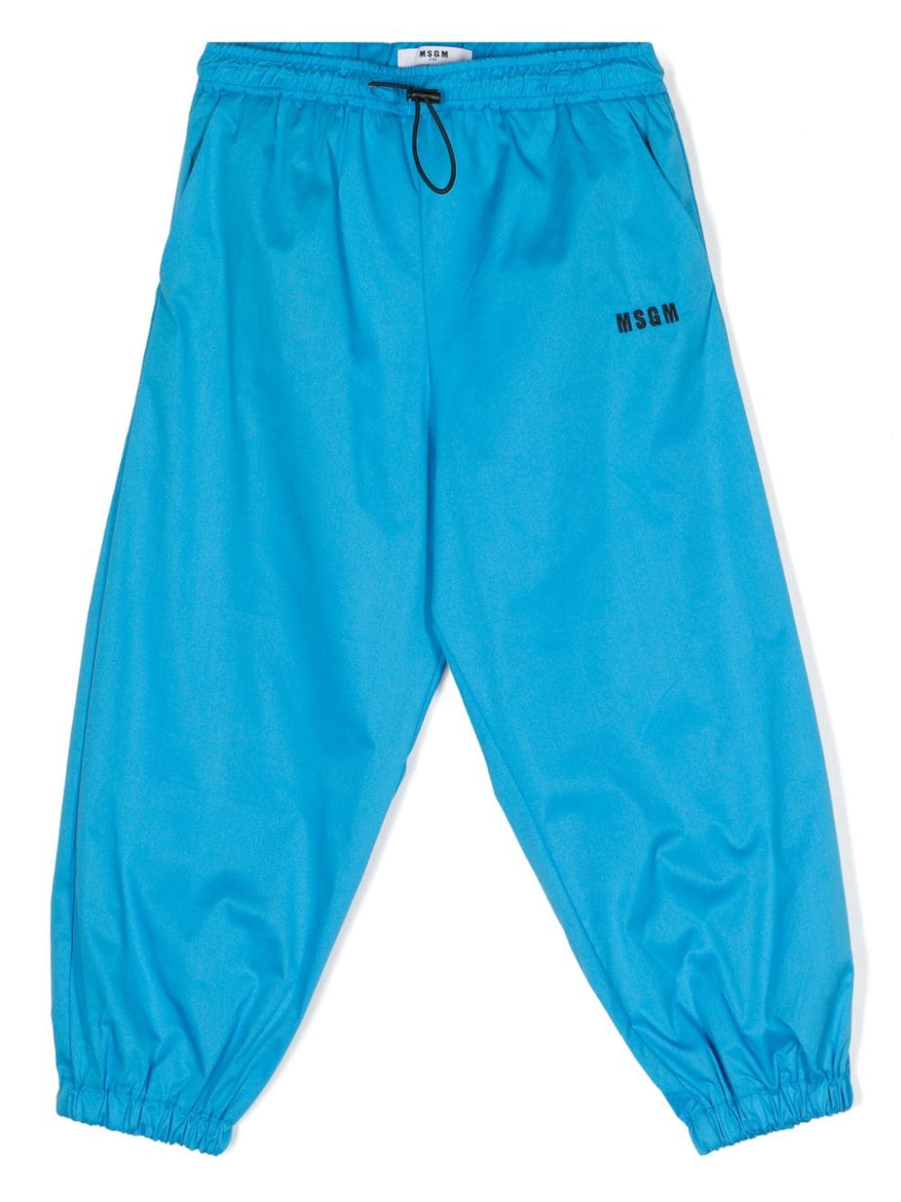 MSGM Kids logo-embroidered track pants - Blue von MSGM Kids