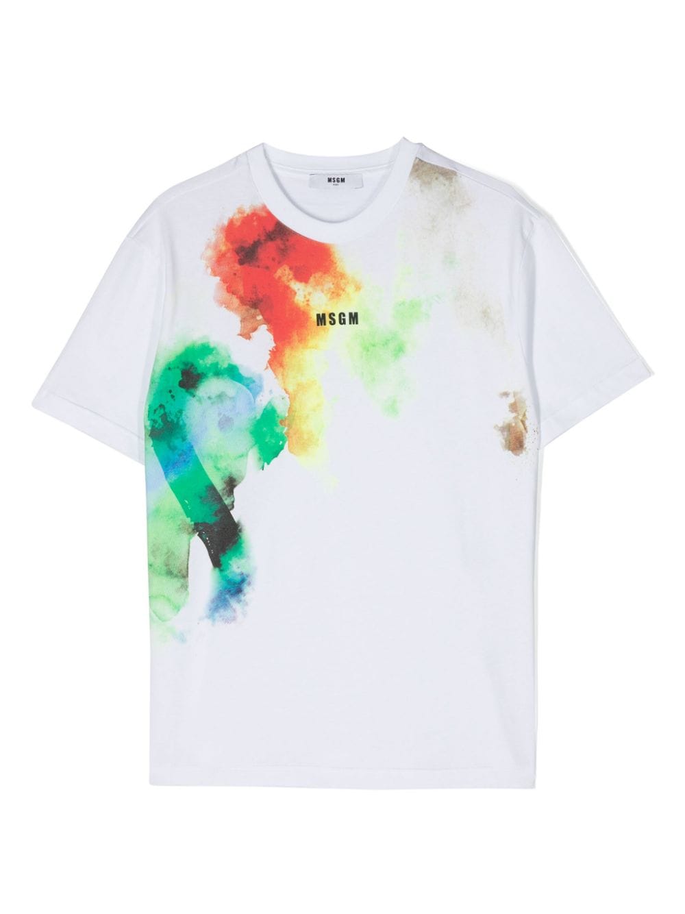 MSGM Kids logo graphic-print T-shirt - White von MSGM Kids