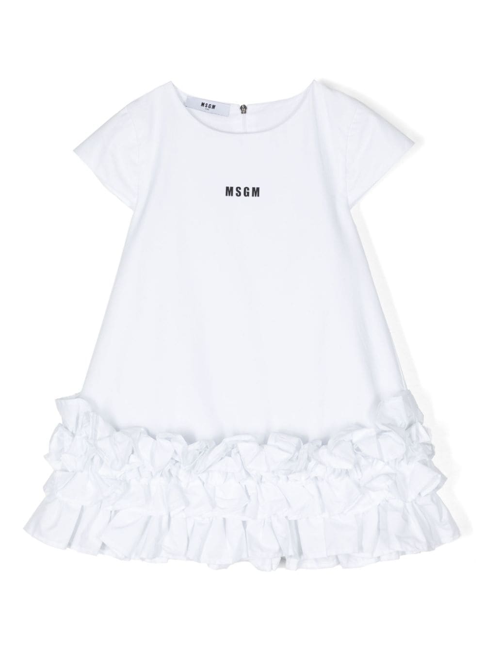 MSGM Kids logo-print T-shirt dress - White von MSGM Kids