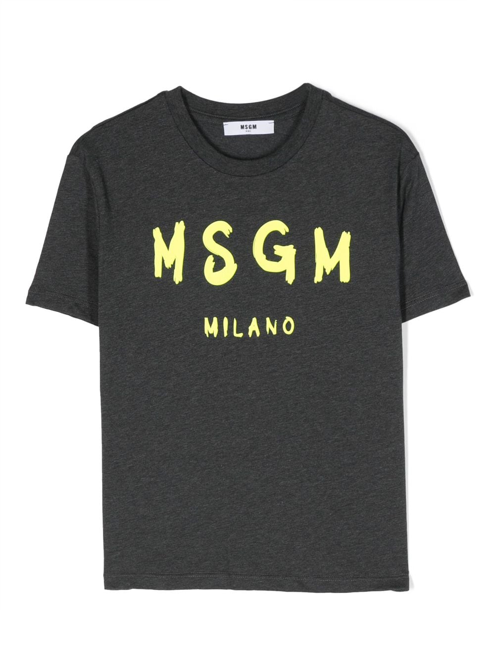 MSGM Kids logo-print cotton T-shirt - Grey von MSGM Kids