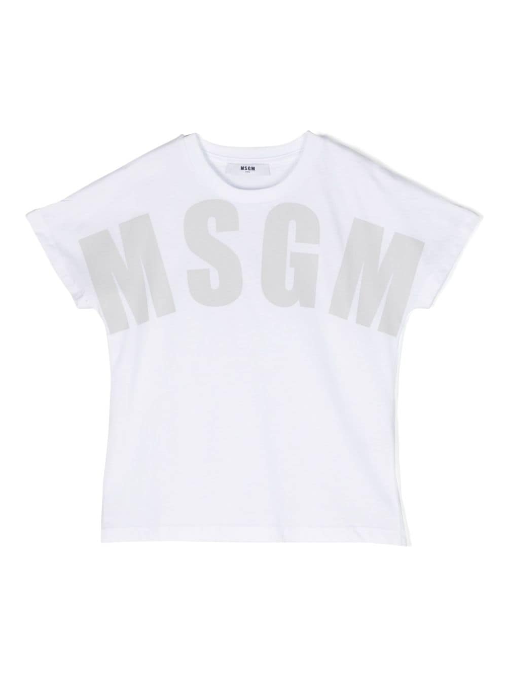 MSGM Kids logo-print cotton T-shirt - White von MSGM Kids