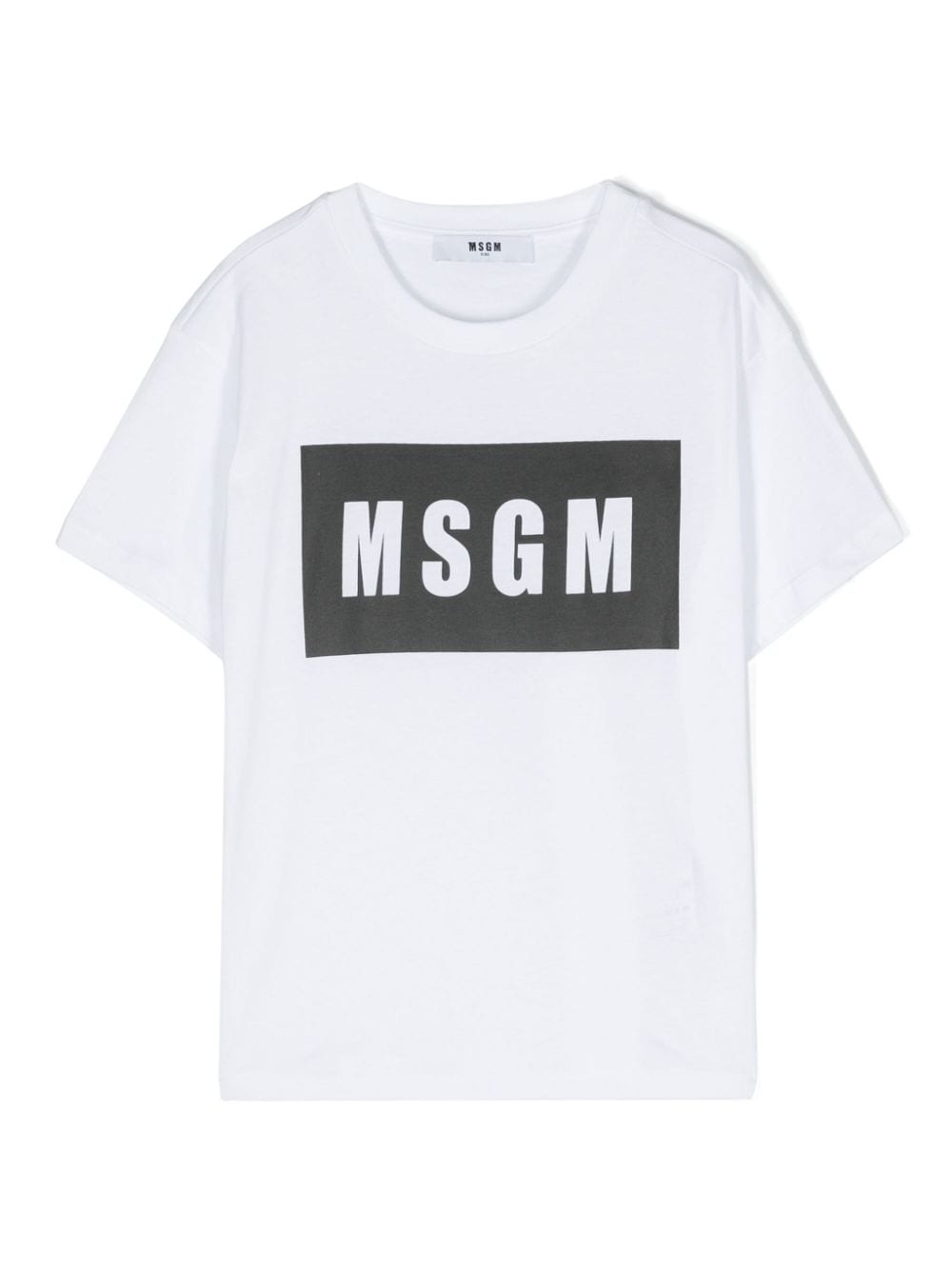 MSGM Kids logo-print cotton T-shirt - White von MSGM Kids