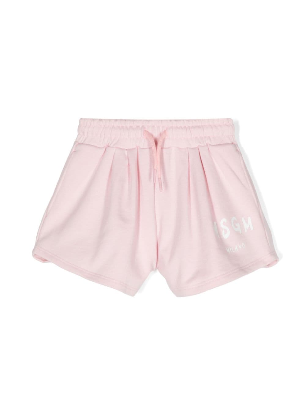 MSGM Kids logo-print cotton shorts - Pink von MSGM Kids