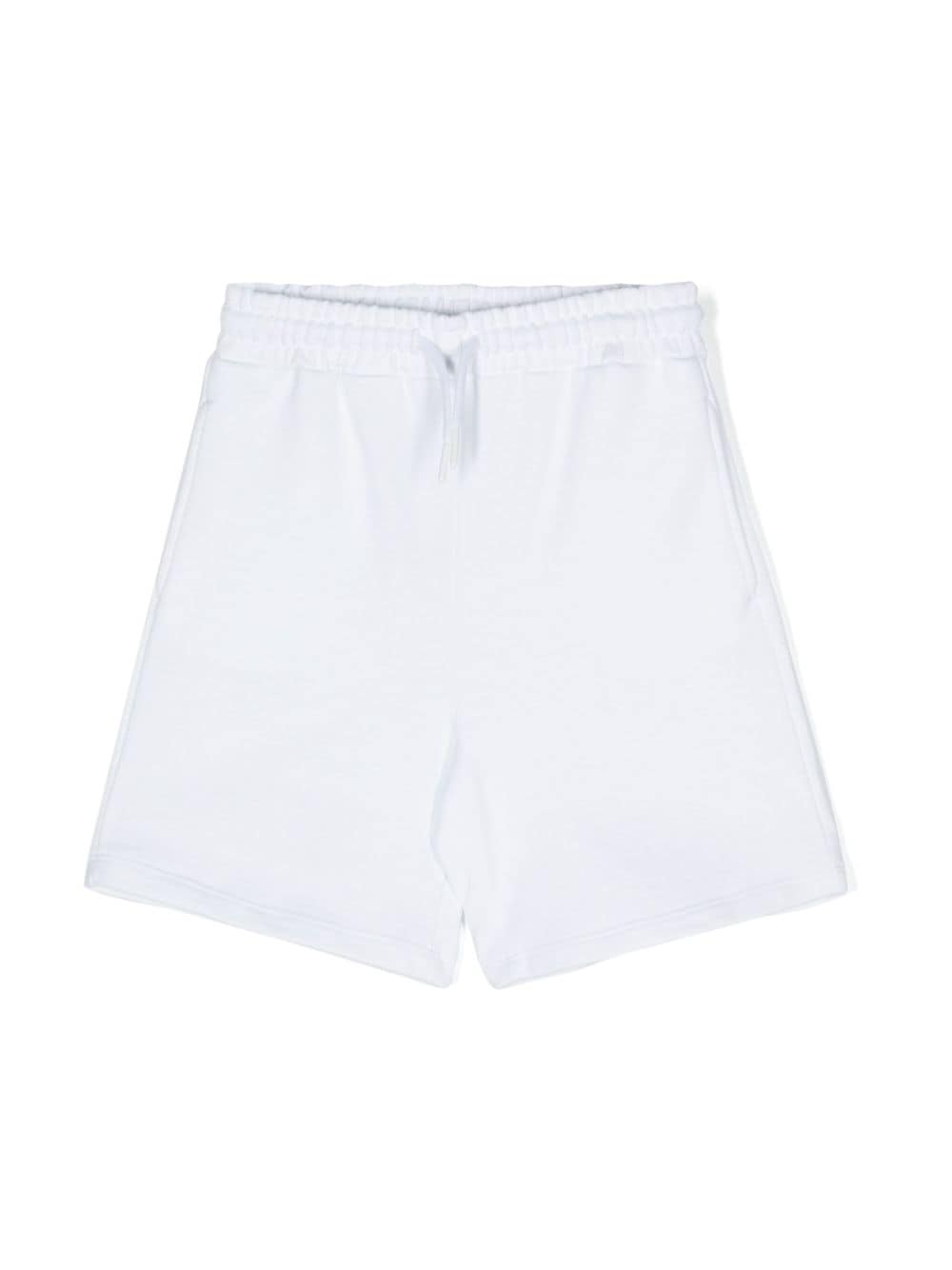 MSGM Kids logo-print cotton shorts - White von MSGM Kids