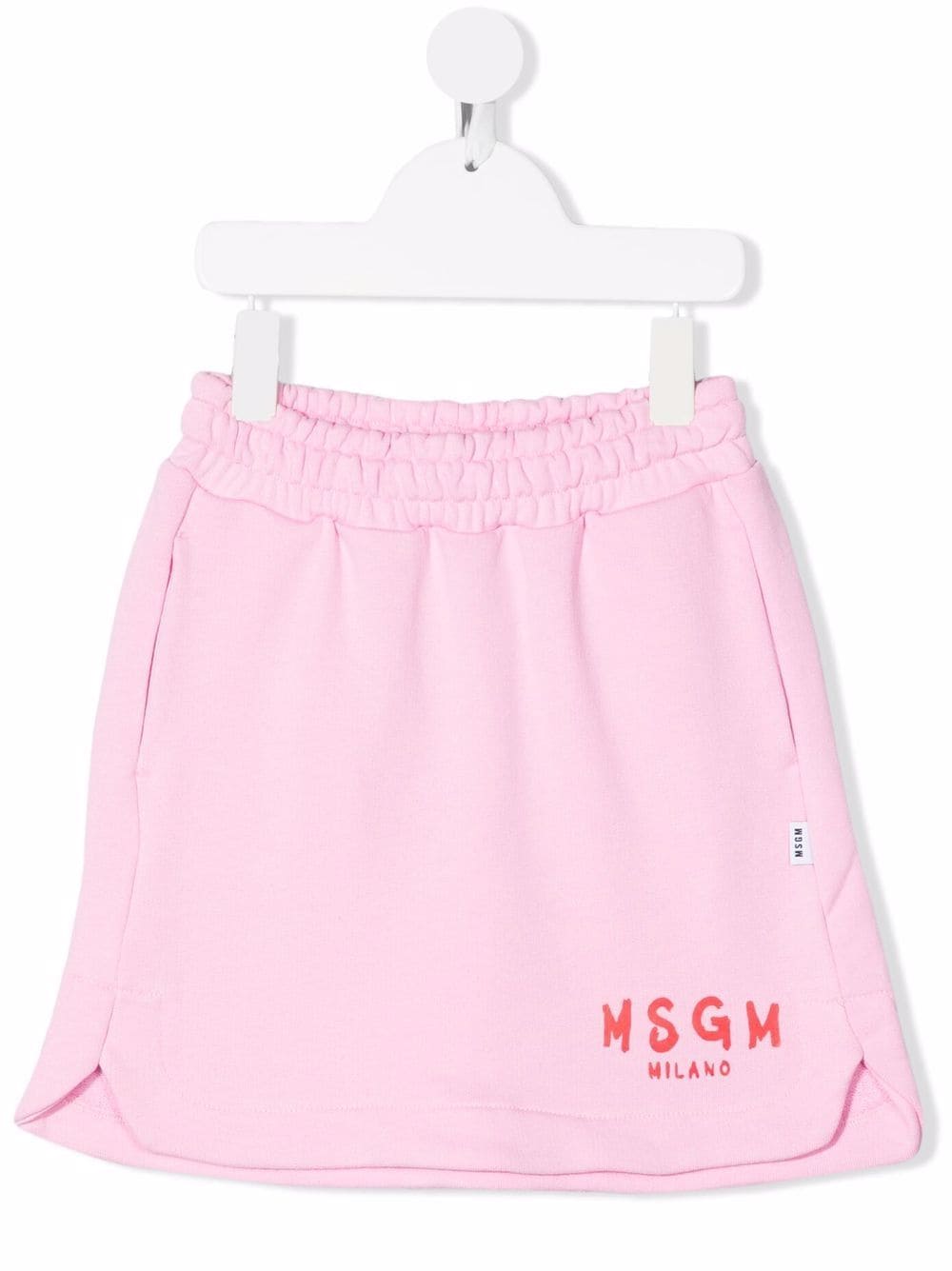 MSGM Kids logo-print cotton skirt - Pink von MSGM Kids