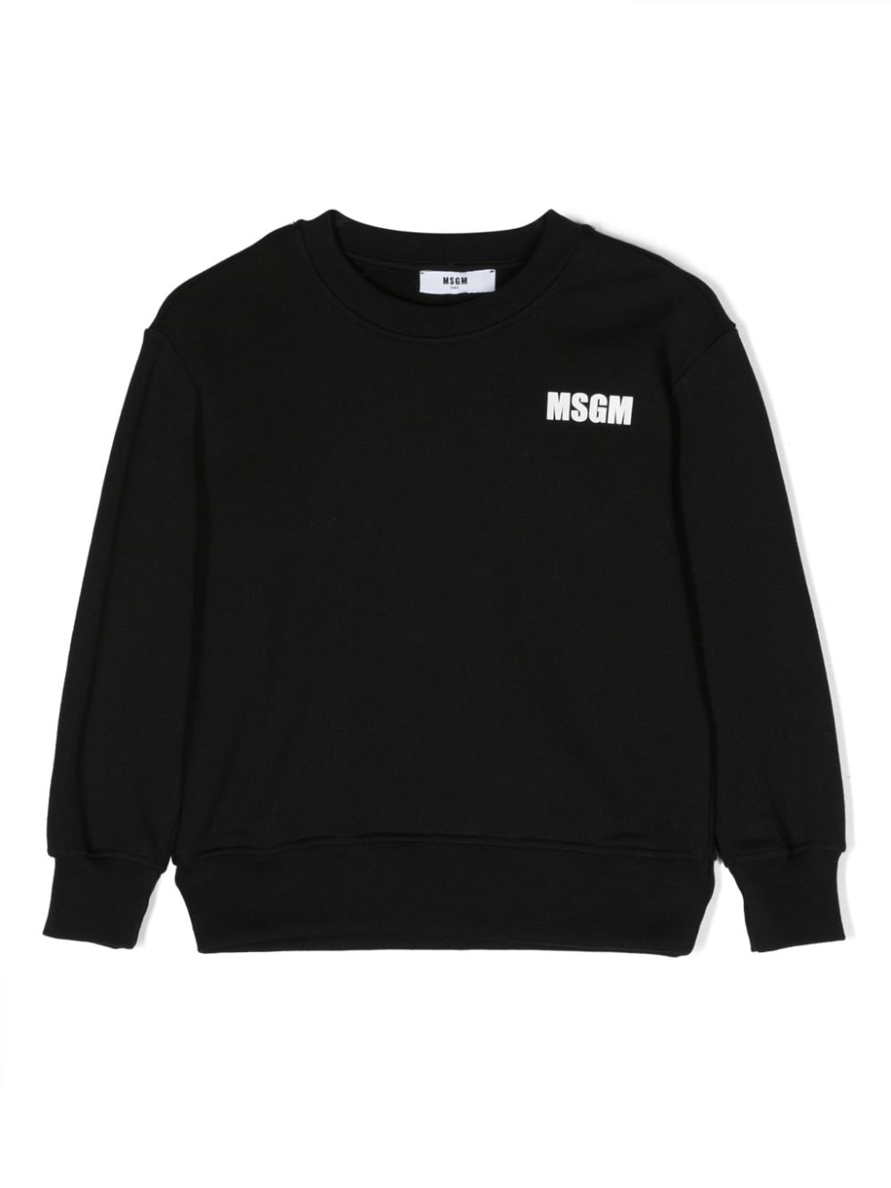 MSGM Kids logo-print cotton sweatshirt - Black von MSGM Kids