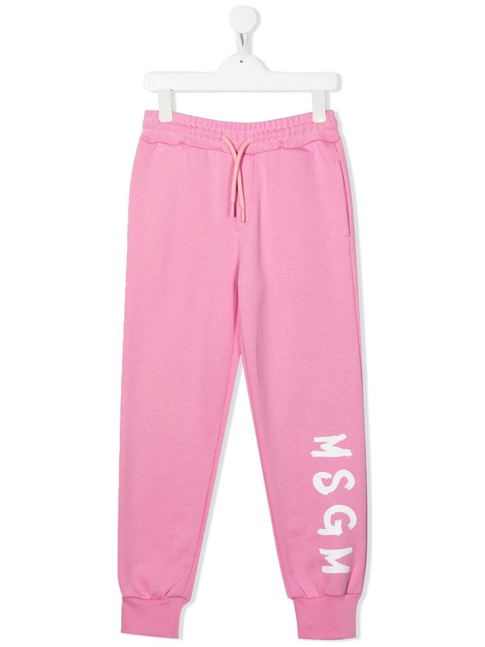 MSGM Kids logo-print drawstring track pants - Pink von MSGM Kids