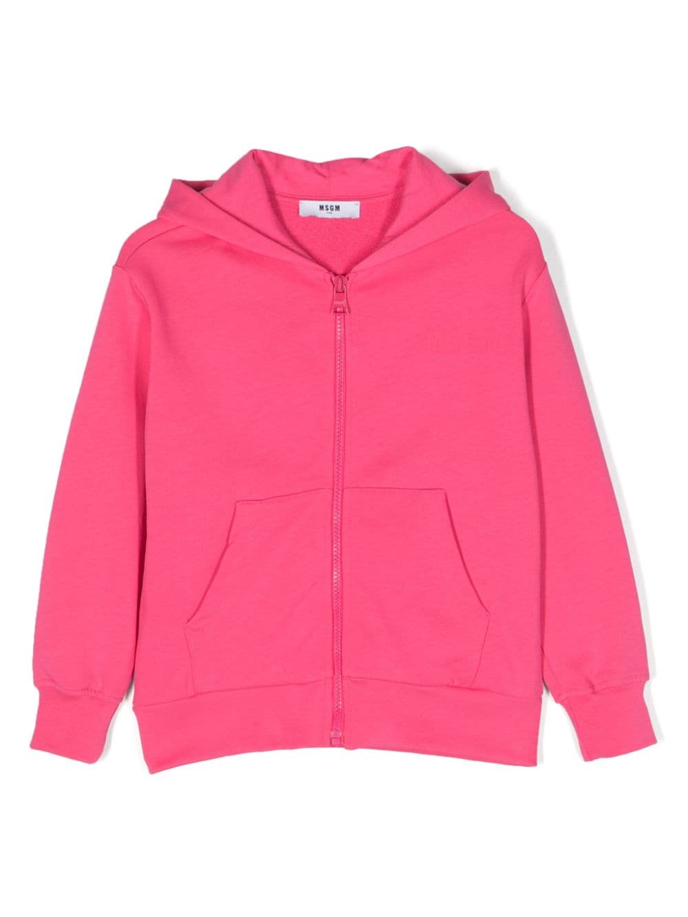 MSGM Kids logo print hooded jacket - Pink von MSGM Kids