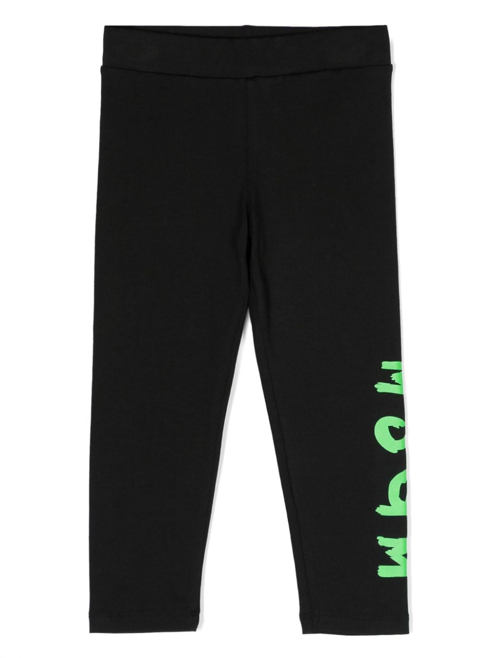 MSGM Kids logo-print jersey leggings - Black von MSGM Kids