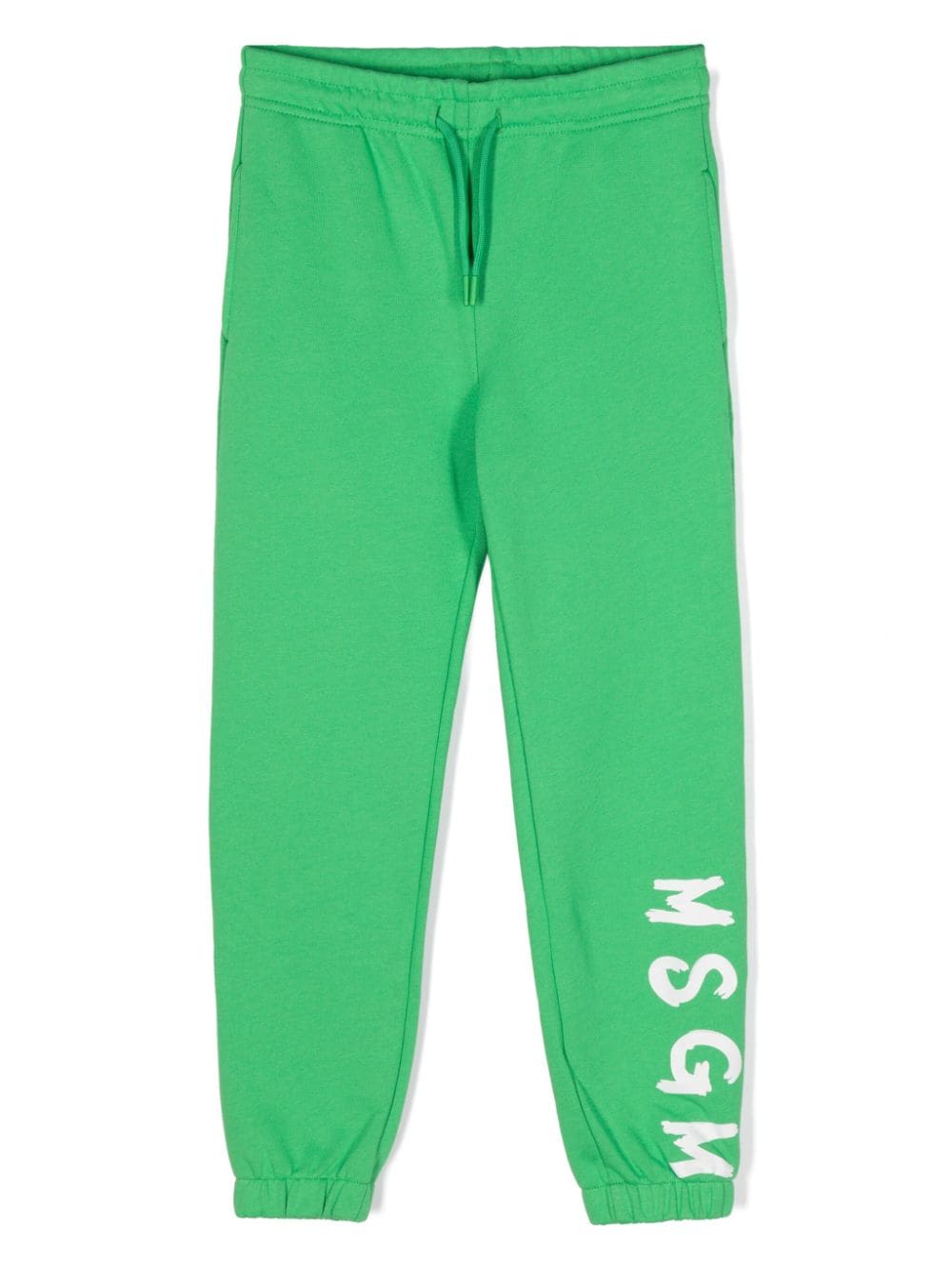 MSGM Kids logo-print track pants - Green von MSGM Kids