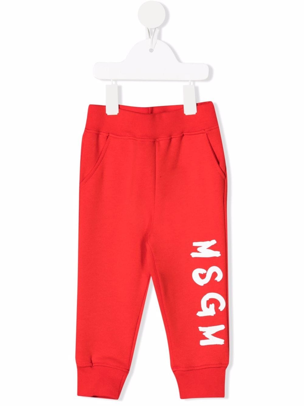 MSGM Kids logo-print track pants - Red von MSGM Kids