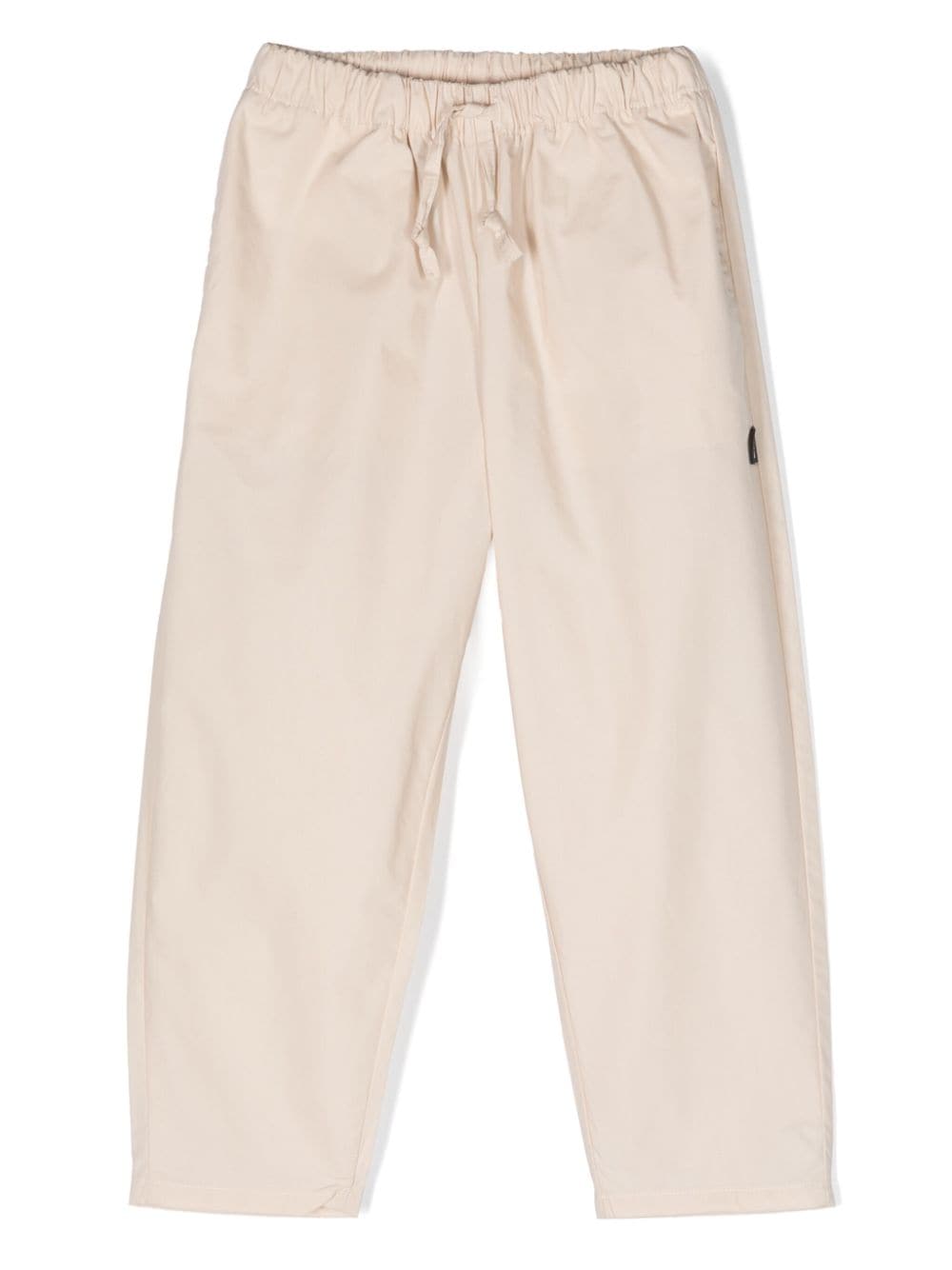 MSGM Kids parachute cotton trousers - Neutrals von MSGM Kids